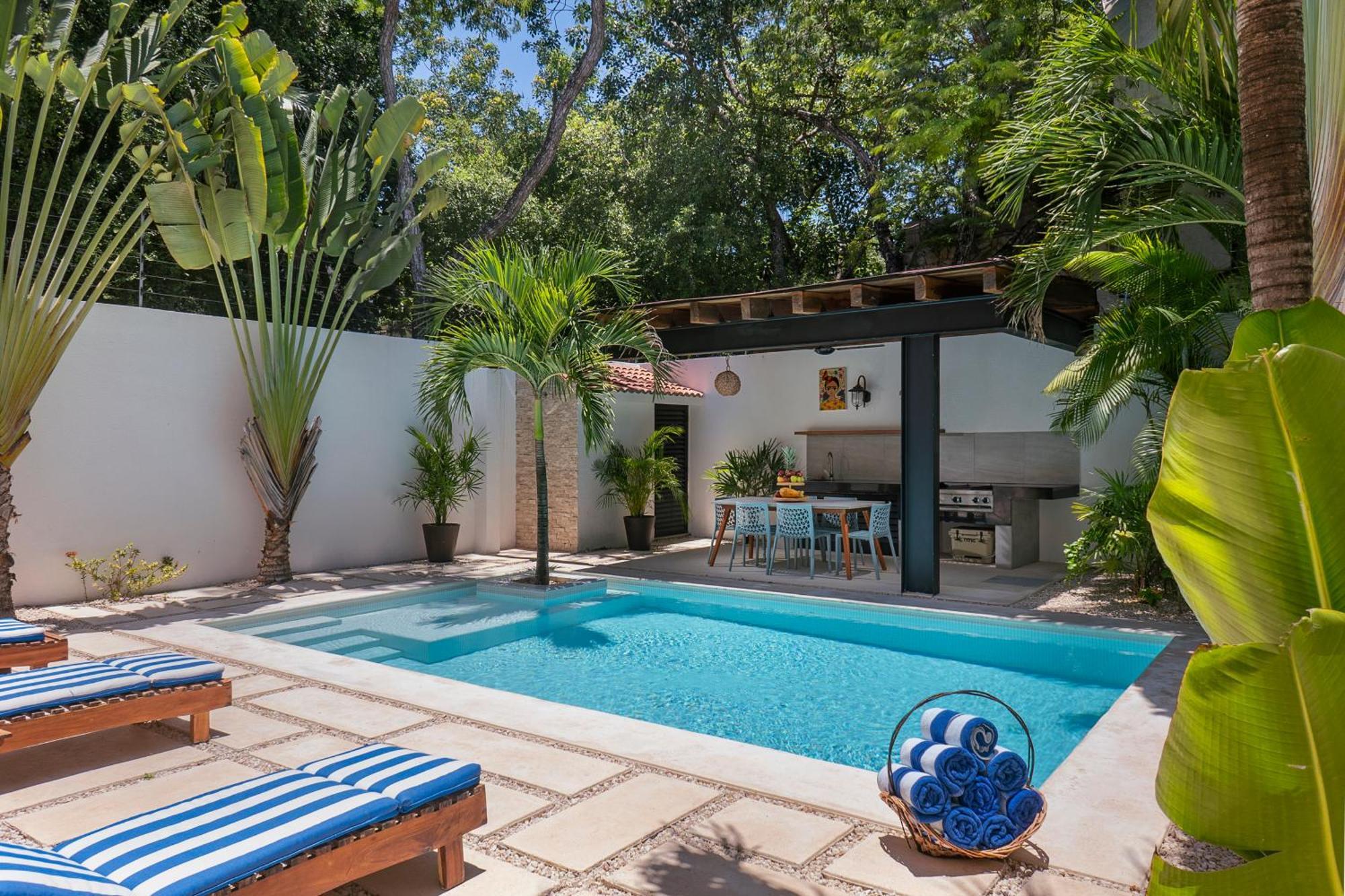 Wonderful Tropical Home 3Br, Garden, Private Pool. Tulum Exterior foto